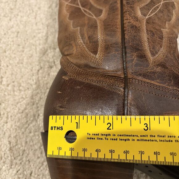 New Shyanne Tess TALL Western Boots Brown Womens SIZE 8 SNIP TOE Country Cowboy - Picture 7 of 14